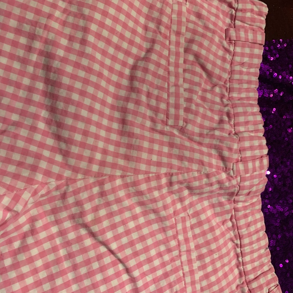 Eland shorts, pink plaid